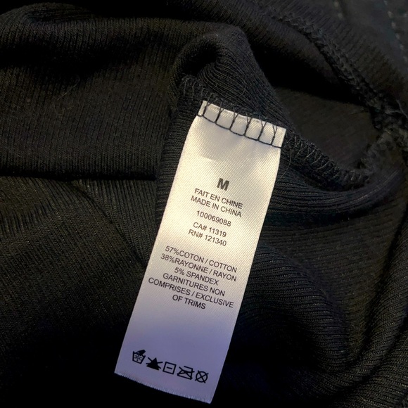 Black Garage gem long sleeve top in size medium. - Picture 4 of 4